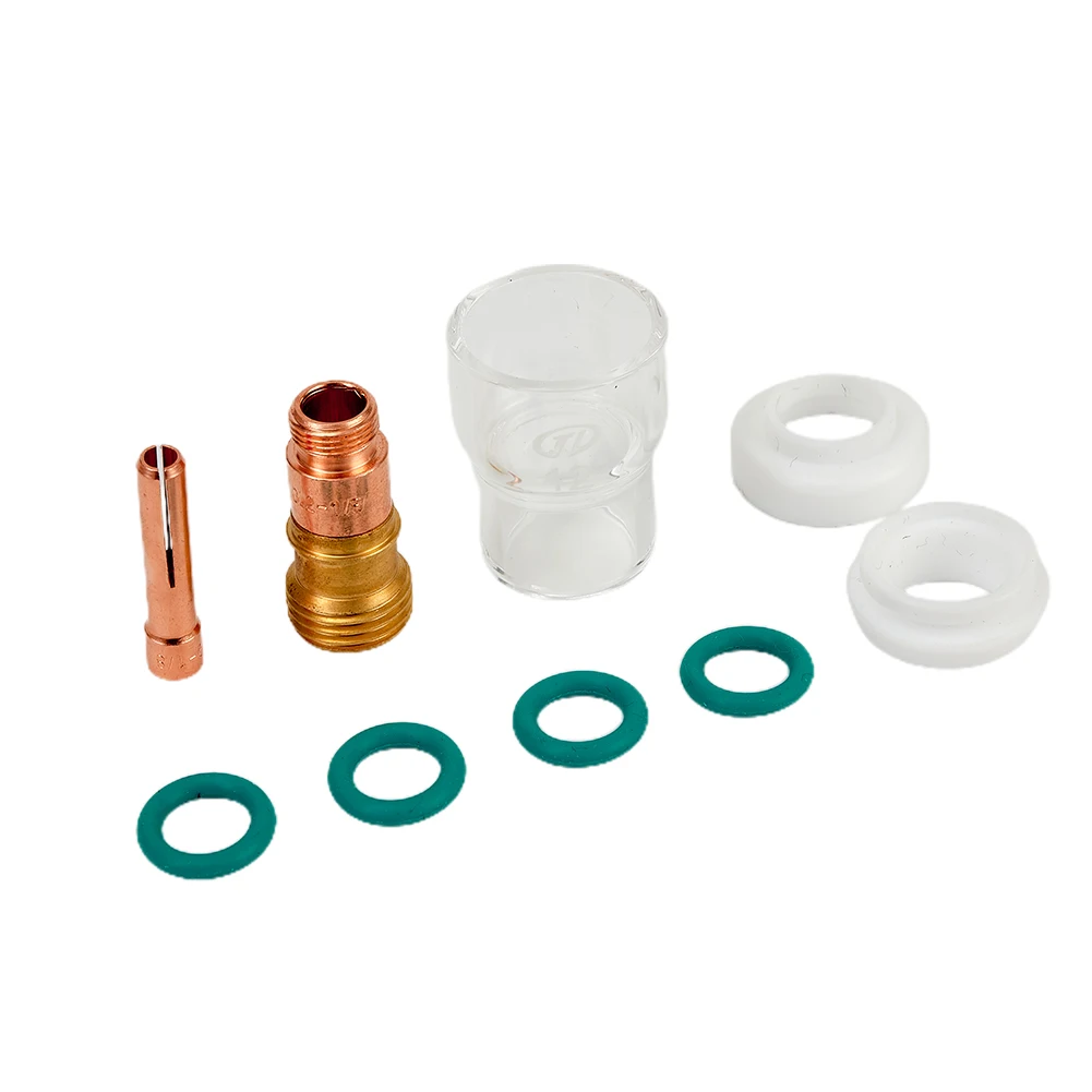 Accessories Achieve Professional Grade TIG Welding 9pcs TIG Welding Stubby Gas Lens #12Cup Kit for Tig WP 17/18/26 1/8
Accessories Achieve Professional Grade TIG Welding 9pcs TIG Welding Stubby Gas Lens #12Cup Kit for Tig WP 17/18/26 1/8