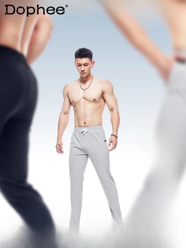2024 Summer New Trendy Male Thin Comfortable Sports Pants Men's Quick-Drying Cool Trousers Casual Fitness Solid Color Long Pants
2024 Summer New Trendy Male Thin Comfortable Sports Pants Men's Quick-Drying Cool Trousers Casual Fitness Solid Color Long Pants