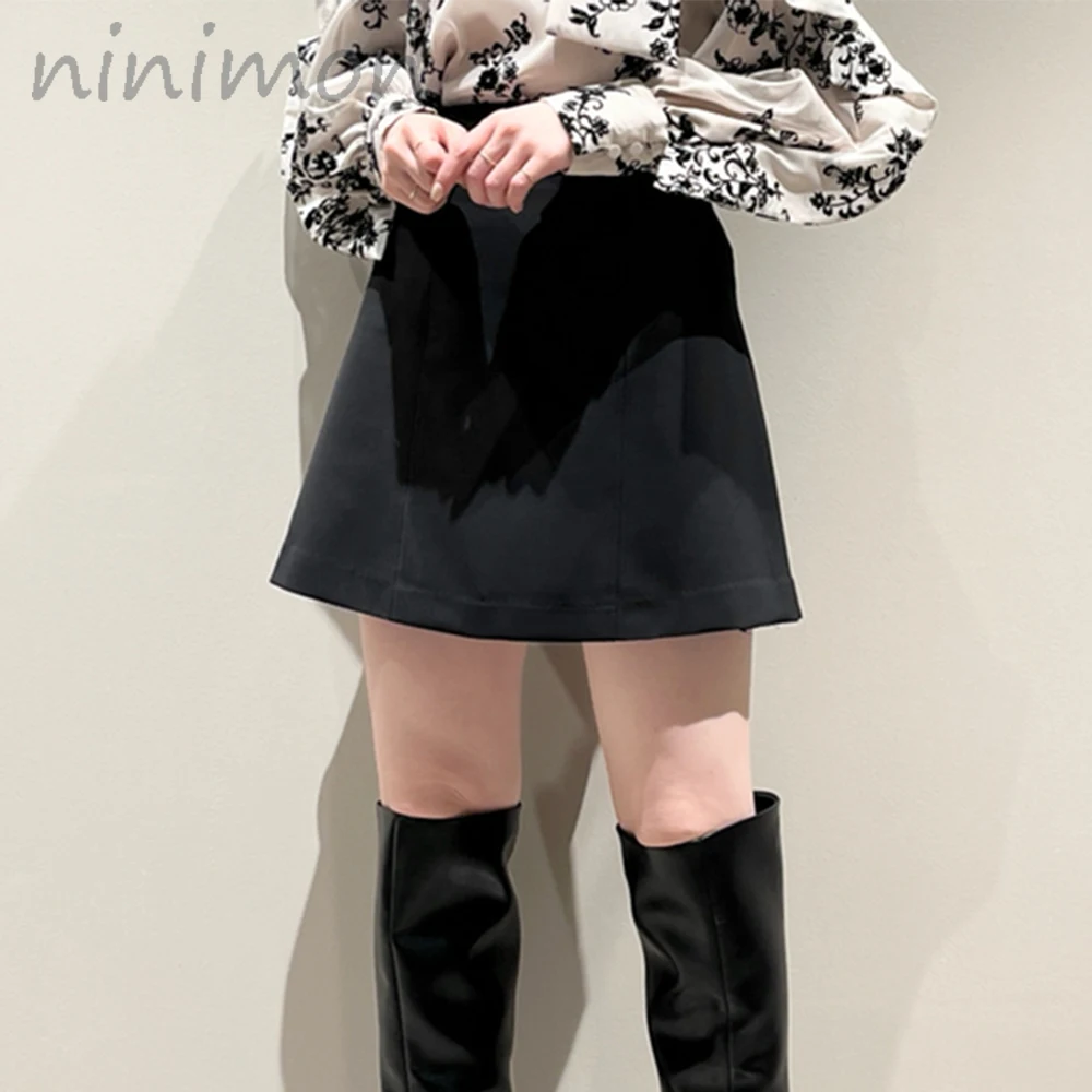 NINIMON A-line Mini Skirts Solid Zip Basic High Waist Short Skirt Office Ladies Casual College Korea Shorts Trouser Skirt Elegan
NINIMON A-line Mini Skirts Solid Zip Basic High Waist Short Skirt Office Ladies Casual College Korea Shorts Trouser Skirt Elegan