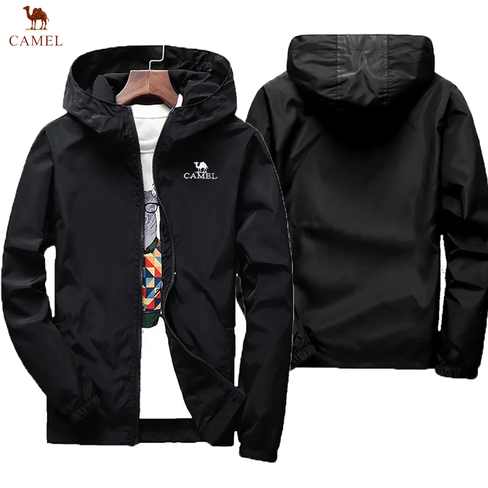 Men's hooded sun protection jacket, loose zippered windproof casual jacket, camel embroidery, outdoor camping
Men's hooded sun protection jacket, loose zippered windproof casual jacket, camel embroidery, outdoor camping