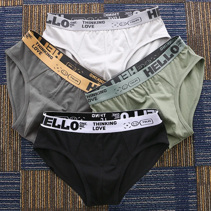 Men's Panties Sexy Briefs Male cotton Breathable Underwear Slip Calzoncillos Hombre Kinckers Men Briefs Addicted Underpants
Men's Panties Sexy Briefs Male cotton Breathable Underwear Slip Calzoncillos Hombre Kinckers Men Briefs Addicted Underpants