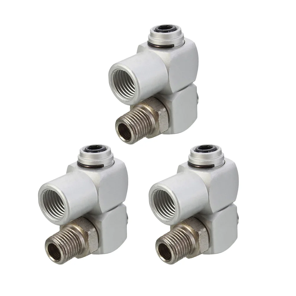 Universal Pneumatic Conversion Joints 360 Degree Rotation Easy Intake Port Use Pack of 3 Swivel Air Connectors
Universal Pneumatic Conversion Joints 360 Degree Rotation Easy Intake Port Use Pack of 3 Swivel Air Connectors