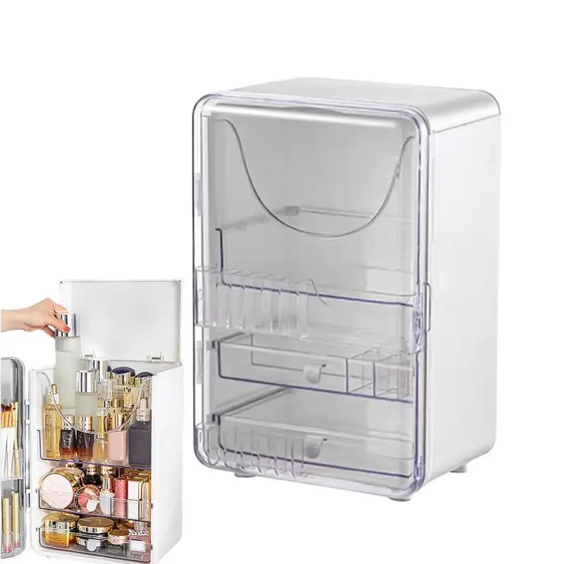 Countertop Skincare Organizer Lidded Makeup Storage Box For Vanity Cosmetics Storage Accessories For Highlighter Contouring
Countertop Skincare Organizer Lidded Makeup Storage Box For Vanity Cosmetics Storage Accessories For Highlighter Contouring