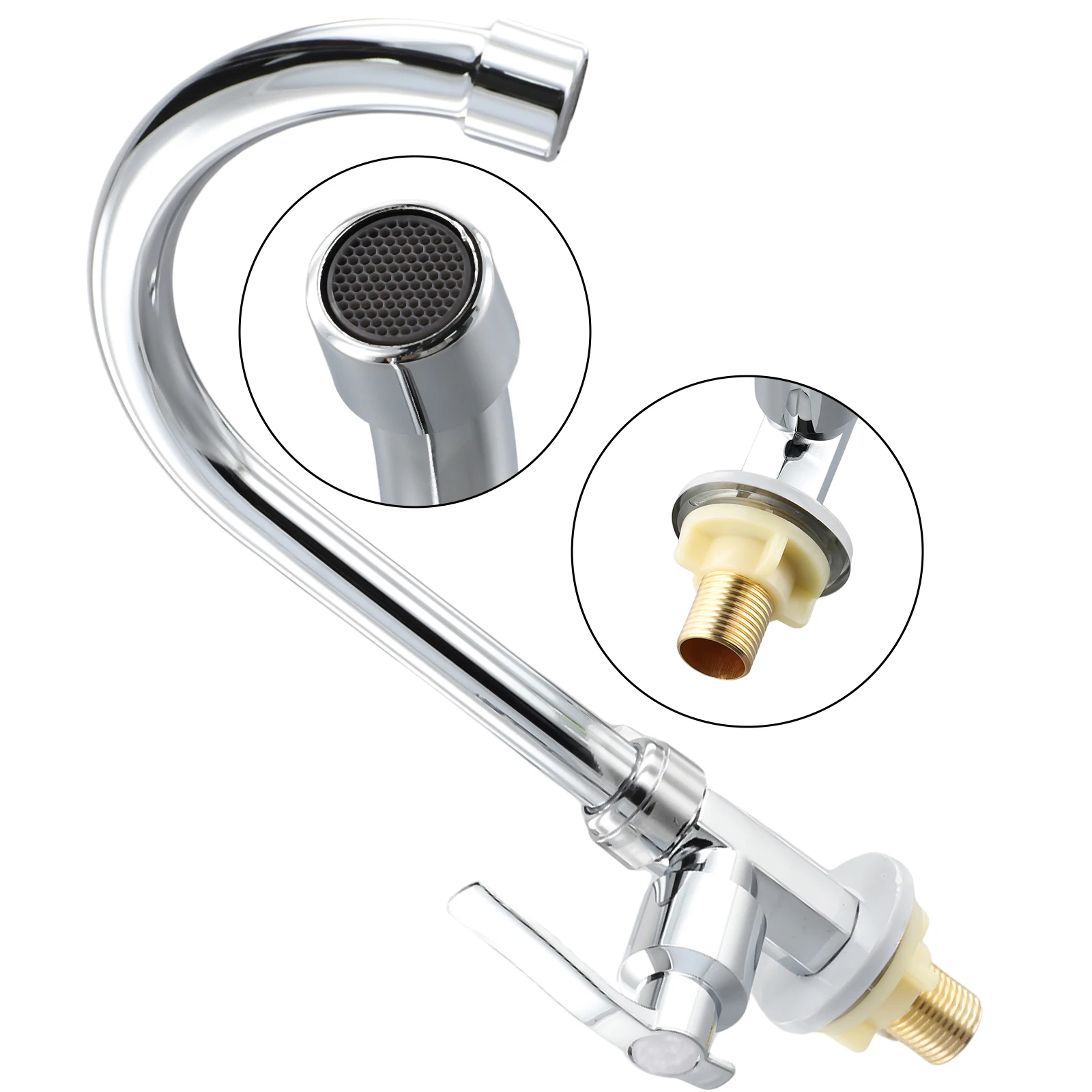 Kitchen Faucet Silver Single Cold Taps Swivel Spout Single Lever Tap Mono Modern Plating Faucet Deck Mounted Sprayer Bath Acces
Kitchen Faucet Silver Single Cold Taps Swivel Spout Single Lever Tap Mono Modern Plating Faucet Deck Mounted Sprayer Bath Acces