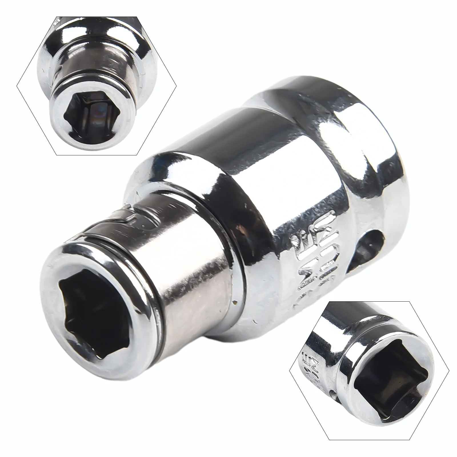 Durable Practical Hand Tools Socket Adapter For Ratchet Wrench Screwdriver Bit Silver Socket Wrench 3/8 Square
Durable Practical Hand Tools Socket Adapter For Ratchet Wrench Screwdriver Bit Silver Socket Wrench 3/8 Square