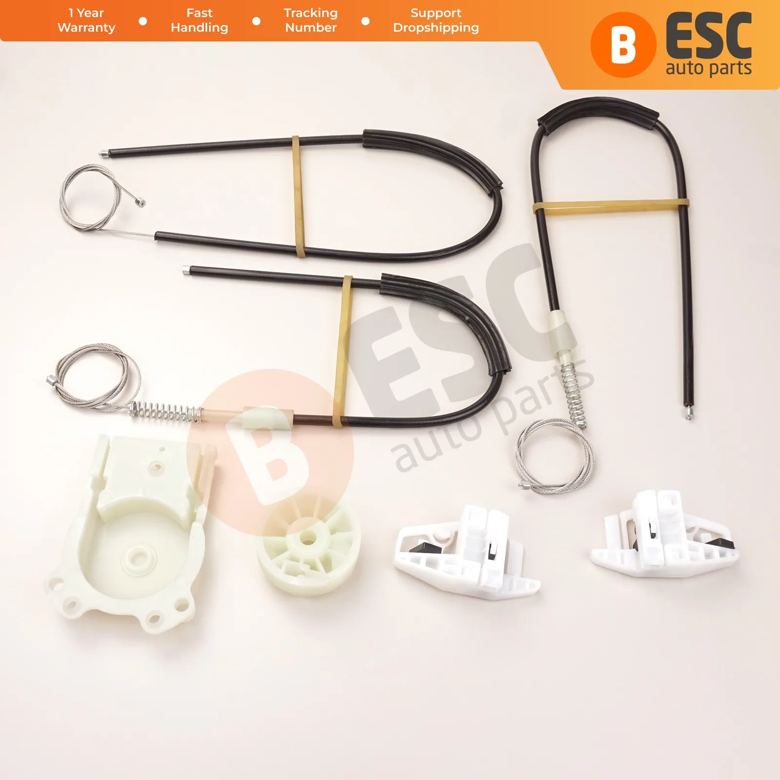 ESC Auto Parts EWR884 Window Regulator Repair Kit Front Left Door for Renault Megane 2 2002-2008 With Motor Cover Free Shipment
ESC Auto Parts EWR884 Window Regulator Repair Kit Front Left Door for Renault Megane 2 2002-2008 With Motor Cover Free Shipment