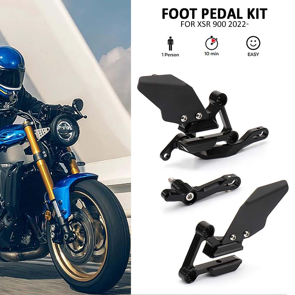 Motorcycle Accessories Black CNC Adjustable Footpegs Foot Pegs Pedals Rest Rearset For Yamaha XSR900 XSR 900 xsr900 2022 2023
Motorcycle Accessories Black CNC Adjustable Footpegs Foot Pegs Pedals Rest Rearset For Yamaha XSR900 XSR 900 xsr900 2022 2023