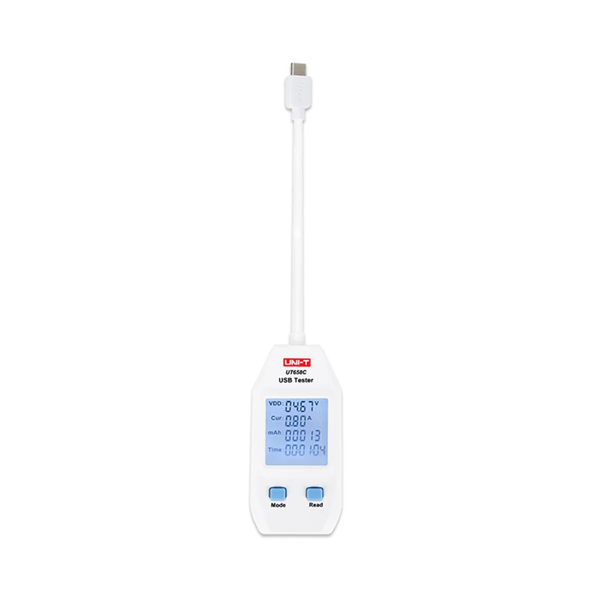 UNI-T UT658C Digital LCD USB Tester Detector Voltage Current Charger Power Capacity Meter with Data Storage
UNI-T UT658C Digital LCD USB Tester Detector Voltage Current Charger Power Capacity Meter with Data Storage