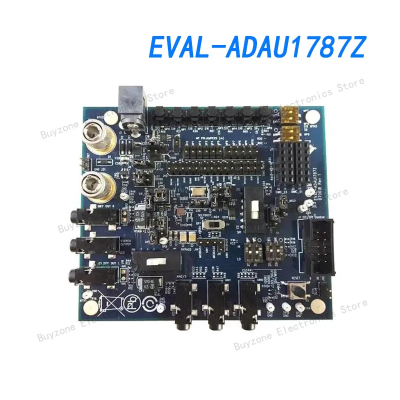 EVAL-ADAU1787Z Evaluation kit, ADAU1787BCBZ, low power codec, 4 ADC, 2 DAC, audio DSP
EVAL-ADAU1787Z Evaluation kit, ADAU1787BCBZ, low power codec, 4 ADC, 2 DAC, audio DSP