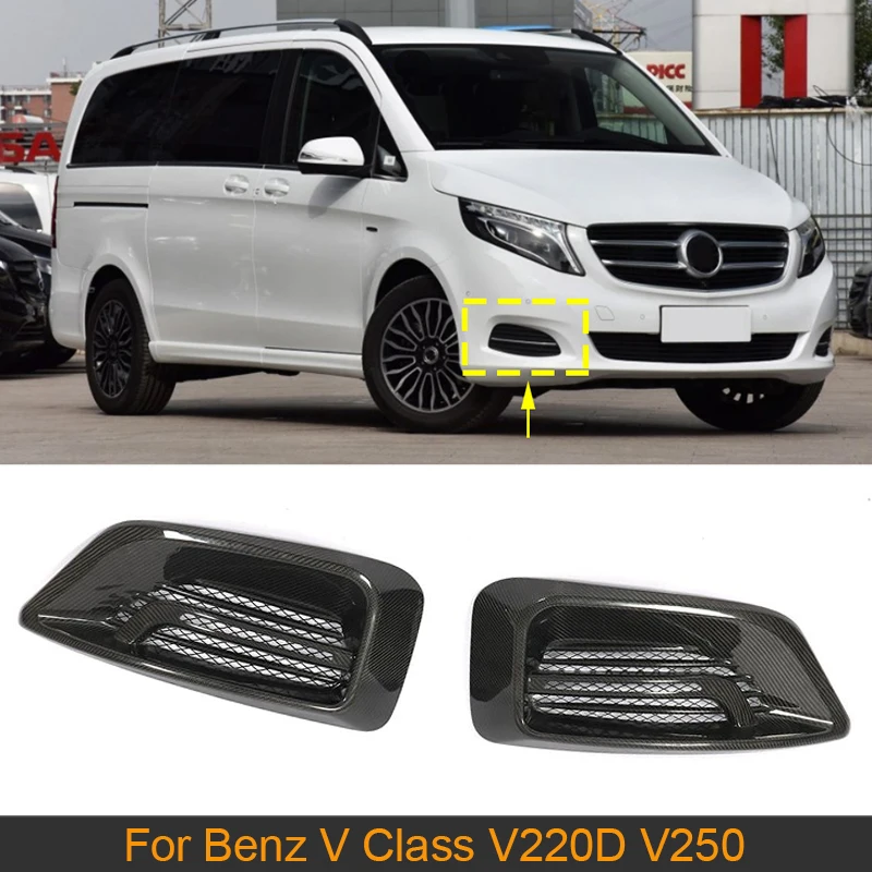 Carbon Fiber Front Bumper Fog Light Cover Trim Mesh Grille For Mercedes Benz V-Class V220D V250 2016 2017 2018 Surround Air Duct
Carbon Fiber Front Bumper Fog Light Cover Trim Mesh Grille For Mercedes Benz V-Class V220D V250 2016 2017 2018 Surround Air Duct