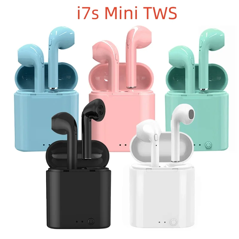 

2023 i7s mini TWS Bluetooth Earphone Wireless Headphones Earbuds Blutooth Handfree Headsets With Charging Box