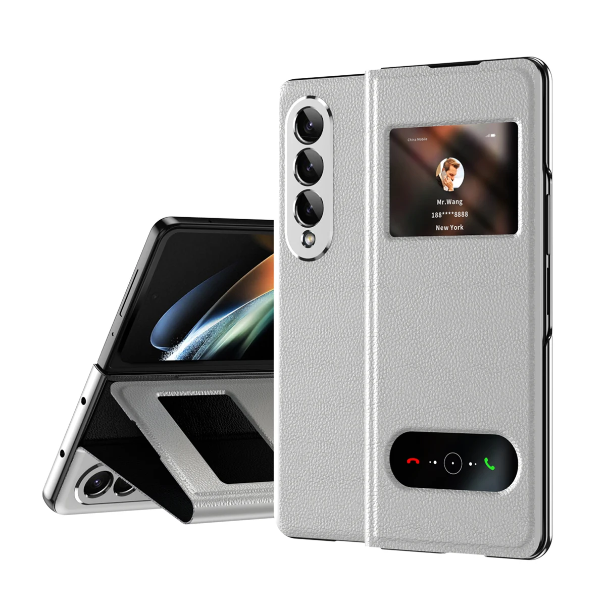 Shockproof Leather Luxury Phone Case for Samsung Galaxy Z Fold4 Fold 4 5G Fold3 Fold 3 Zfold4 Non-Fingerprint Folding Cover
Shockproof Leather Luxury Phone Case for Samsung Galaxy Z Fold4 Fold 4 5G Fold3 Fold 3 Zfold4 Non-Fingerprint Folding Cover