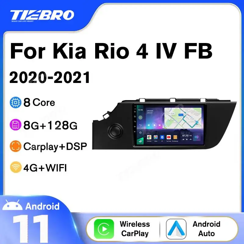 

Автомагнитола 2 din Android 10 для Kia Rio 4 IV FB 2020-2021, мультимедийный видеоплеер, навигация GPS, Android, автомагнитола 2 din, DVD