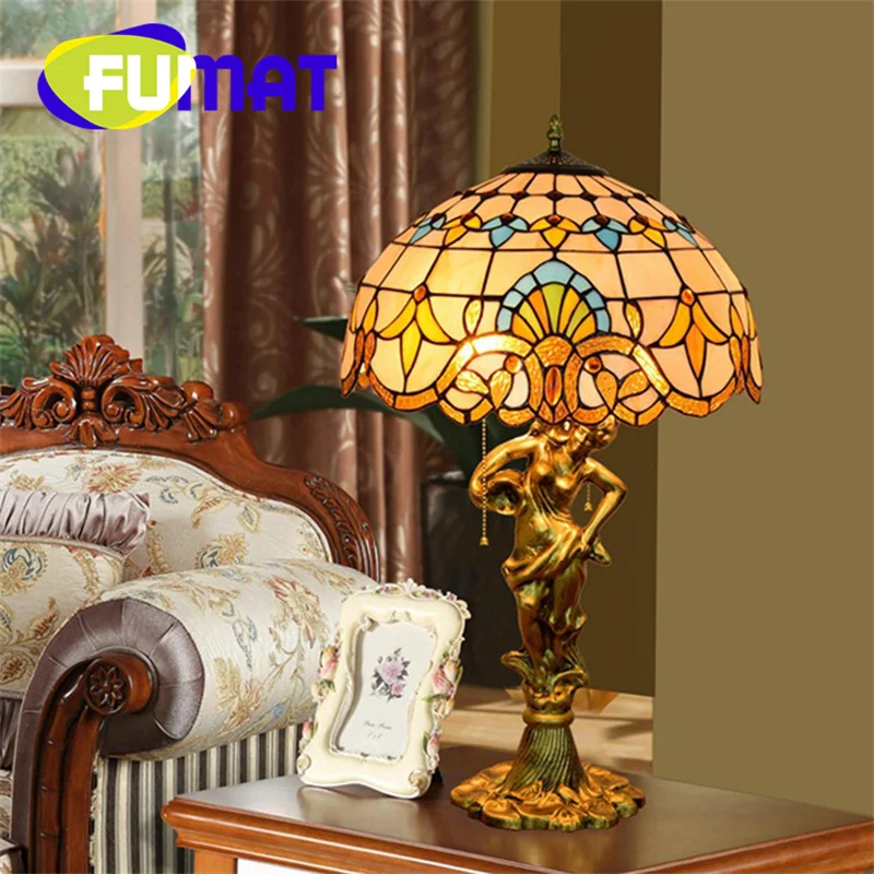 FUMAT Tiffany stained glass desk lamp Love yellow Baroque Art Deco living room study bedroom bedside Hotel task lamp
FUMAT Tiffany stained glass desk lamp Love yellow Baroque Art Deco living room study bedroom bedside Hotel task lamp