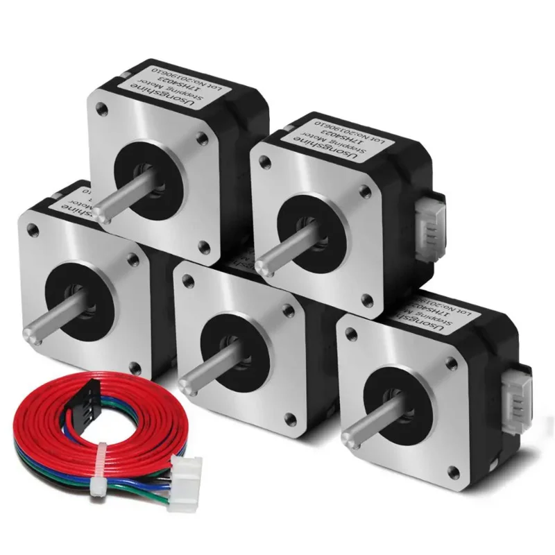 17HS4023 Nema17 for Titan Extruder 4-lead 17 42 Motor 12V/24V 3D Printer Motor For TT-5.5 Engraving Machine
17HS4023 Nema17 for Titan Extruder 4-lead 17 42 Motor 12V/24V 3D Printer Motor For TT-5.5 Engraving Machine