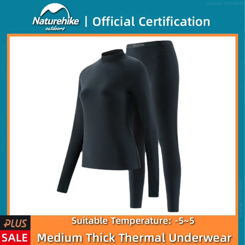 Naturehike Autumn Womens Thermal Underwear Set Cozy Sweat Wicking Outdoor Portable Camping Fitness Sports Breathable Underwear 
Naturehike Autumn Womens Thermal Underwear Set Cozy Sweat Wicking Outdoor Portable Camping Fitness Sports Breathable Underwear