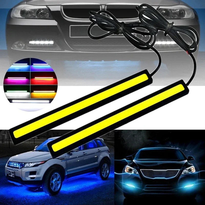 

2Pcs Led Bar Car Interior Backlight Ambient Mood Foot Light With Cigarette Lighter Decorative Atmosphere Lamp Auto Accessories