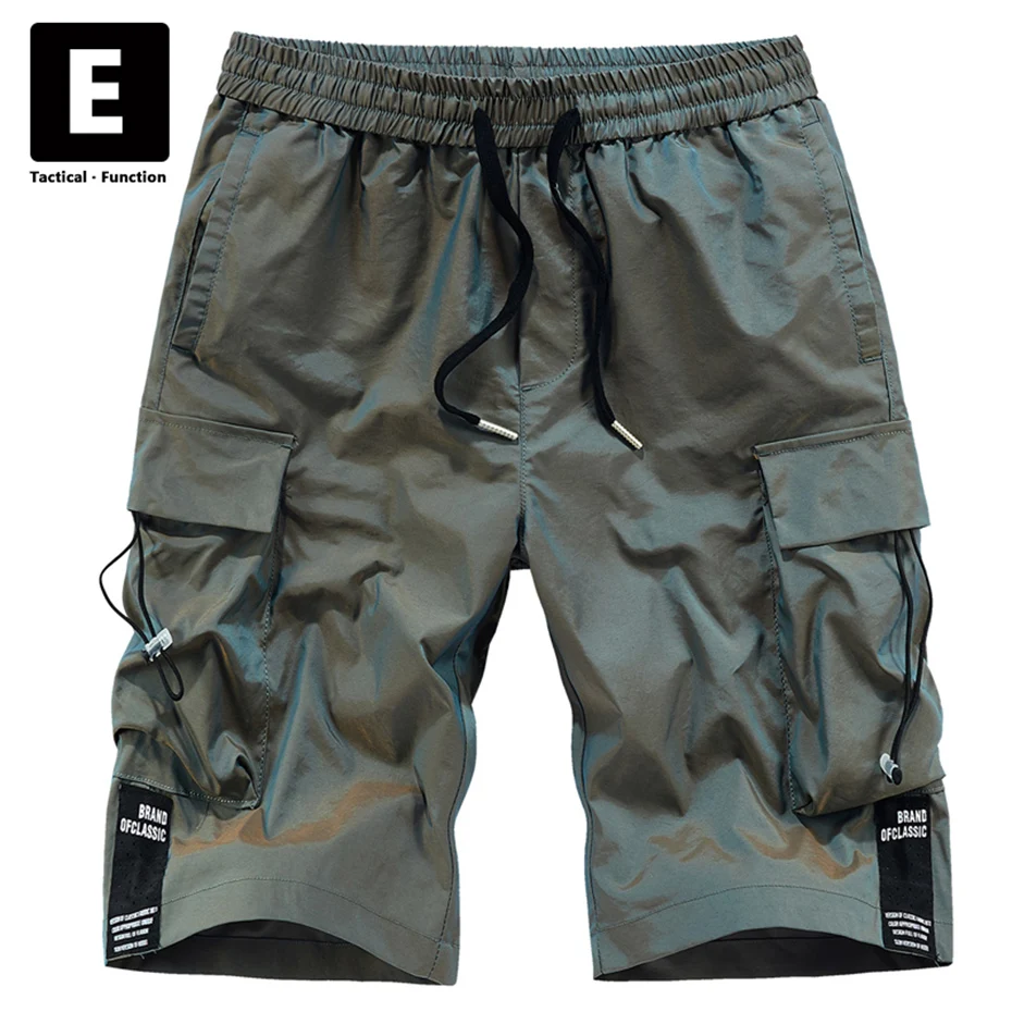 Mens Cargo Shorts Streetwear Laser Reflective Shorts Men Summer Shorts Military Techwear Short Pants Harajuku Dark Bottoms
Mens Cargo Shorts Streetwear Laser Reflective Shorts Men Summer Shorts Military Techwear Short Pants Harajuku Dark Bottoms