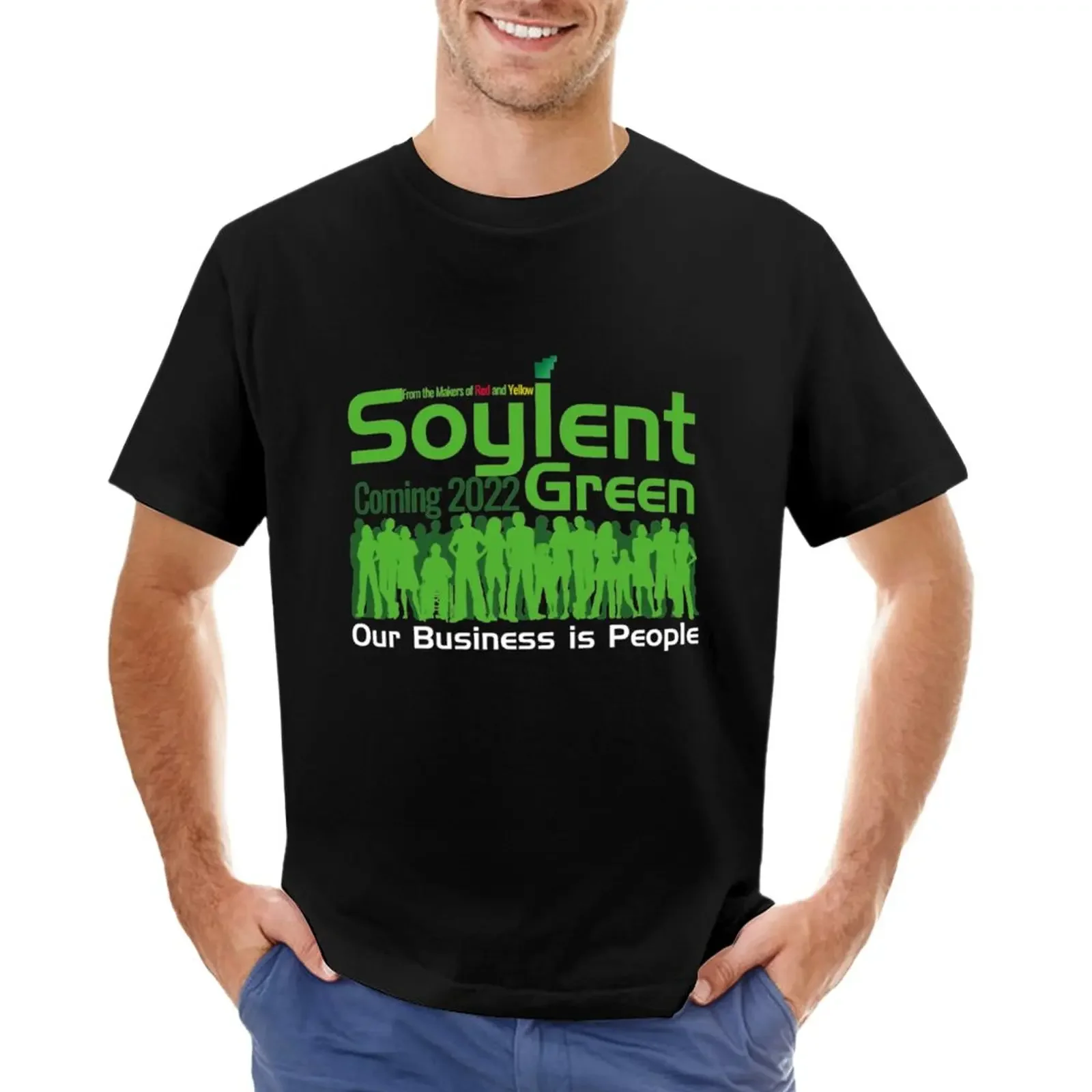Soylent зеленая однотонная зеленая футболка is People, большие размеры, простые мужские футболки с графическим рисунком
Soylent зеленая однотонная зеленая футболка is People, большие размеры, простые мужские футболки с графическим рисунком