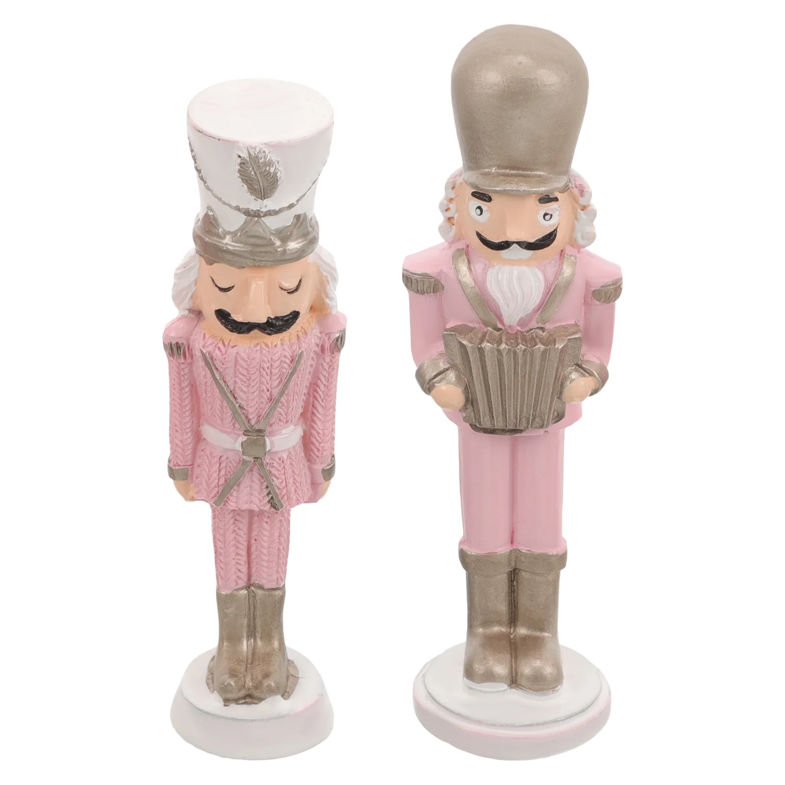2 Pcs Pink Nutcracker Christmas Centerpieces Party Decor Wooden Small Nutcrackers Resin Soldier Ornaments Work Desktop
2 Pcs Pink Nutcracker Christmas Centerpieces Party Decor Wooden Small Nutcrackers Resin Soldier Ornaments Work Desktop