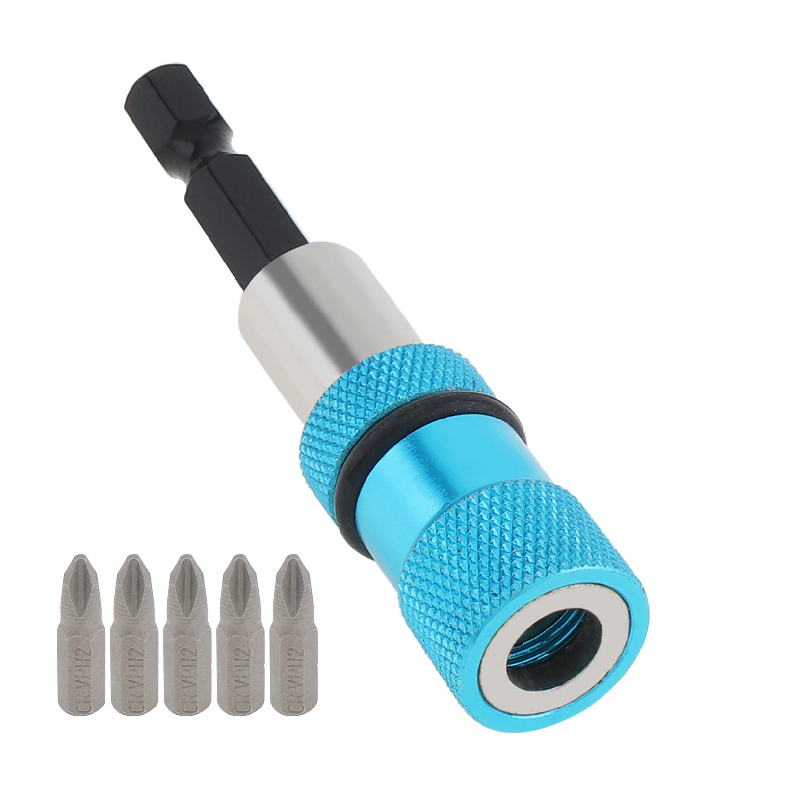 6Pcs/Set Adjustable Screw Depth Screwdriver Bit Holder 1/4 Inch Hex Shank Magnetic Screwdriver Drywall Drill Bit Holder
6Pcs/Set Adjustable Screw Depth Screwdriver Bit Holder 1/4 Inch Hex Shank Magnetic Screwdriver Drywall Drill Bit Holder