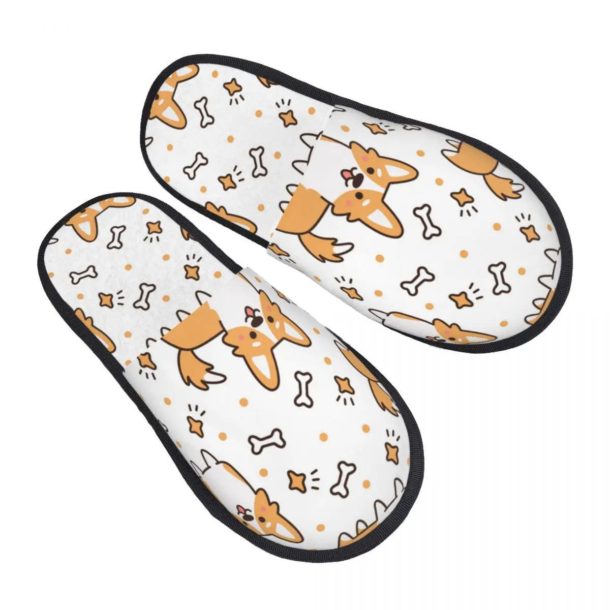 Men Women Plush Indoor Slippers Cute Dog Breed Welsh Corgi Hearts Stars Bones Warm Soft Shoes Home Footwear Autumn Winter 2023
Men Women Plush Indoor Slippers Cute Dog Breed Welsh Corgi Hearts Stars Bones Warm Soft Shoes Home Footwear Autumn Winter 2023