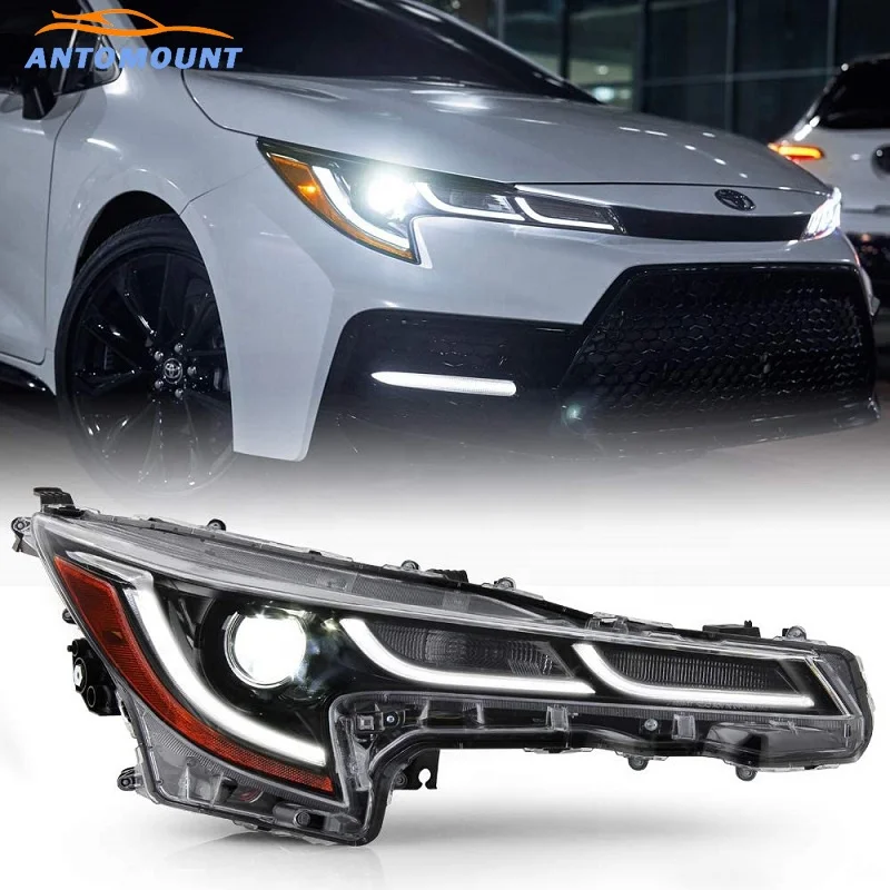 

Hot Sale Auto Body Parts Projector Headlamp 81170-12L00 81130-12L00 LED Headlight For Toyota Corolla Use Type SE 2019 2020