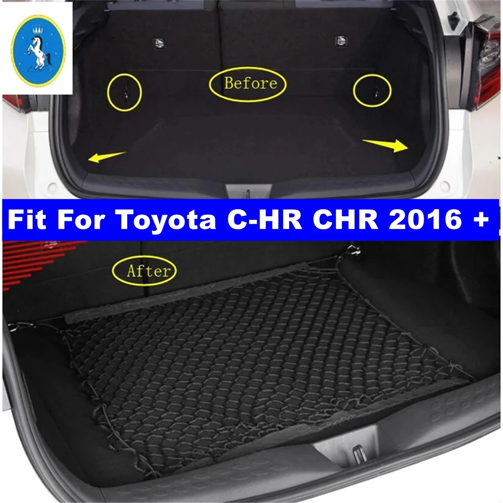 Rear Trunk Storage Cargo Luggage Elastic Mesh Net Holder Cover Kit Fit For Toyota C-HR CHR 2016 - 2022 Car Interior Accessories
Rear Trunk Storage Cargo Luggage Elastic Mesh Net Holder Cover Kit Fit For Toyota C-HR CHR 2016 - 2022 Car Interior Accessories