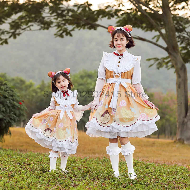 2023 Anime Game Role Play New Parent-child Styles Lolita Dress Cute Sweet Mother and Daughter Clothes Family Matching Outfits
2023 Anime Game Role Play New Parent-child Styles Lolita Dress Cute Sweet Mother and Daughter Clothes Family Matching Outfits