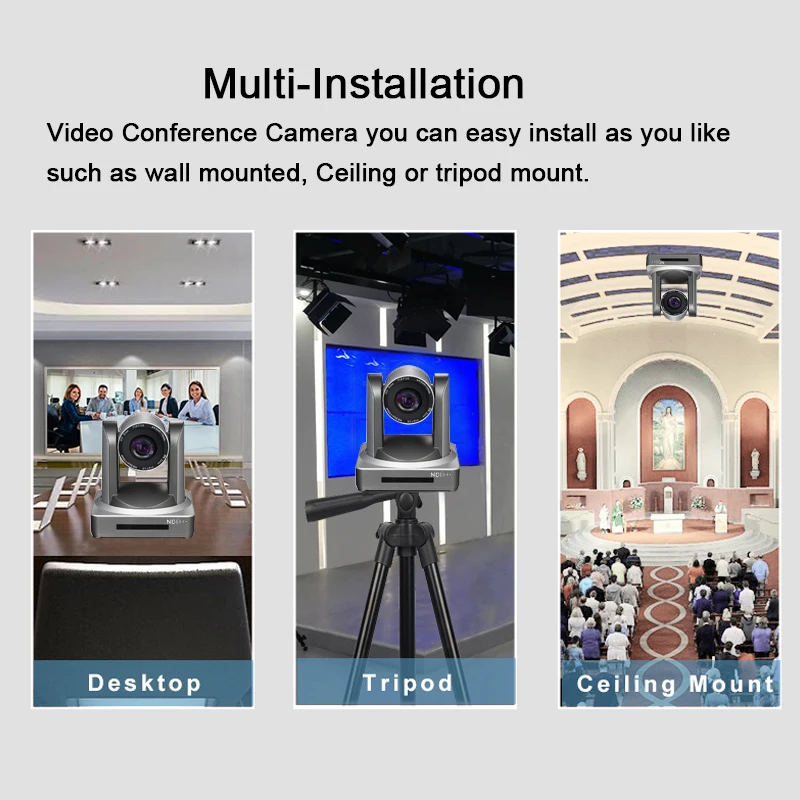2MP Broadcasting Video Conferencing 30X Optical Zoom NDI PTZ Camera with HDMI SDI LAN 17 2MP Broadcasting Video Conferencing 30X Optical Zoom NDI PTZ Camera with HDMI SDI LAN 11