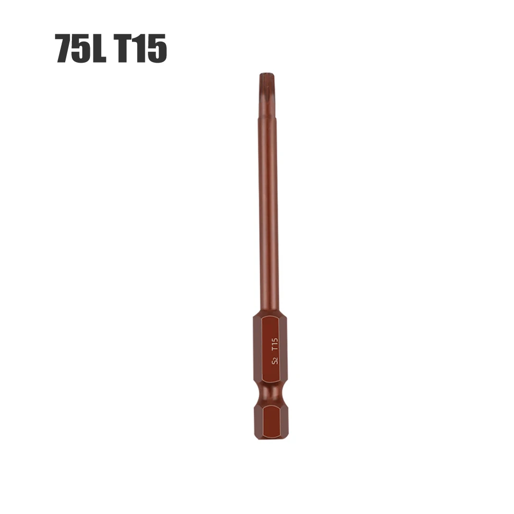 1pc 75mm Torx Screwdriver Bit 1/4'' Hex Shank Magnetic Without Hole Electric Screwdrivers Alloy Steel Screw Driver T15-T40
1pc 75mm Torx Screwdriver Bit 1/4'' Hex Shank Magnetic Without Hole Electric Screwdrivers Alloy Steel Screw Driver T15-T40
