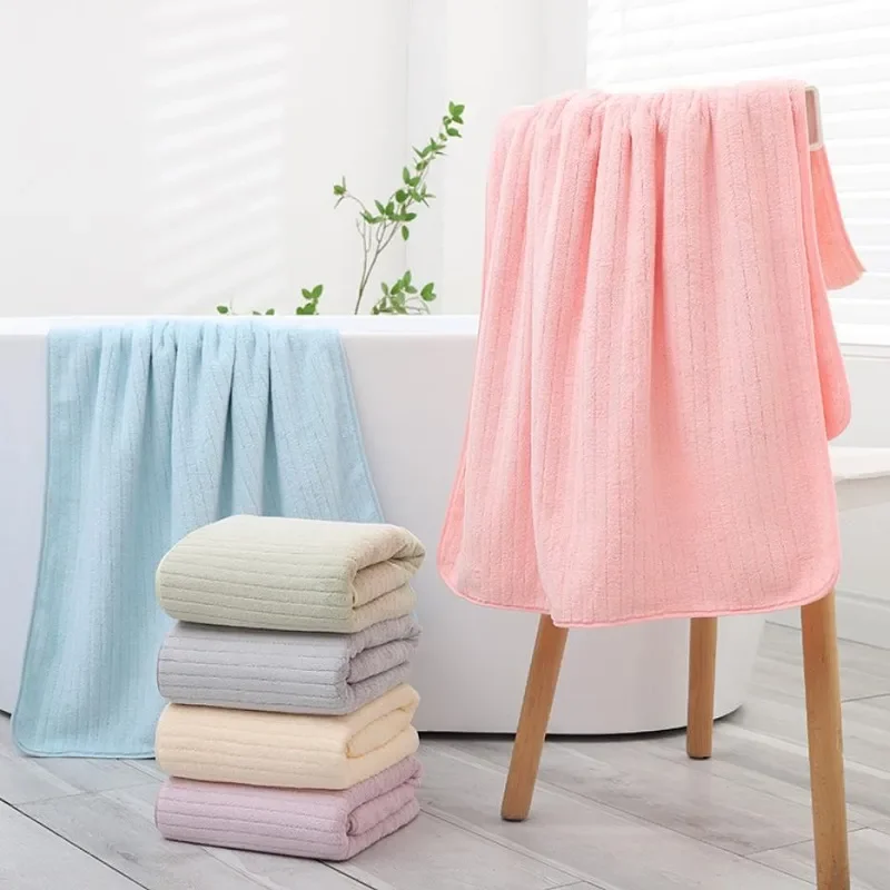 

1pcs Cotton Coral Velvet Waffle Woven Bath Towel Adult Soft Absorbent Swimming Sports Beach Towel Bathroom Towel 27.56*55.12inch