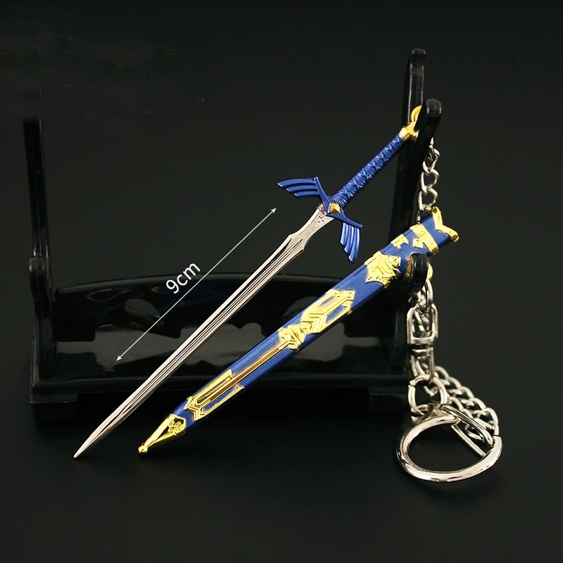Tears of The Kingdom Weapon Hero Link Master Sword Keychain The Hyrule Fantasy Game Peripheral 9cm Sword Gifts Toys for Boys
Tears of The Kingdom Weapon Hero Link Master Sword Keychain The Hyrule Fantasy Game Peripheral 9cm Sword Gifts Toys for Boys