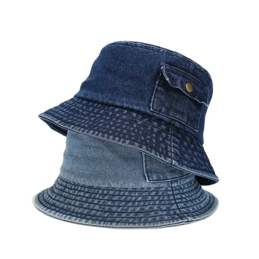 2023 Denim Solid Color Bucket Hat Fisherman Hat Outdoor Travel Sun Cap for Men and Women Sombreros Para Mujer Para El Sol Gorras
2023 Denim Solid Color Bucket Hat Fisherman Hat Outdoor Travel Sun Cap for Men and Women Sombreros Para Mujer Para El Sol Gorras