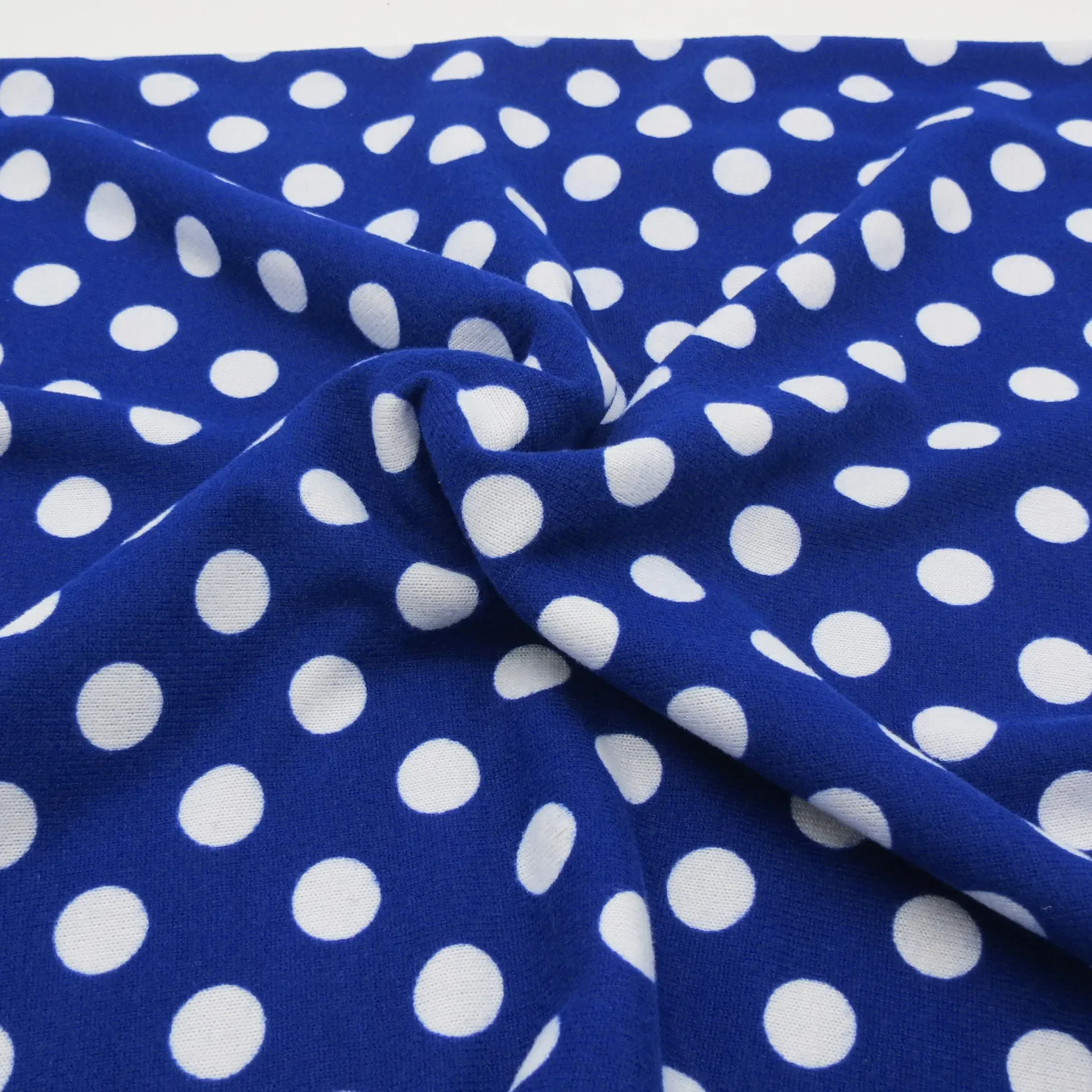 

Baby Photograph Newborn Photography Dress Wrap Take Pictures Blue Background White Round Dots Thickened Knitted Elastic Hair