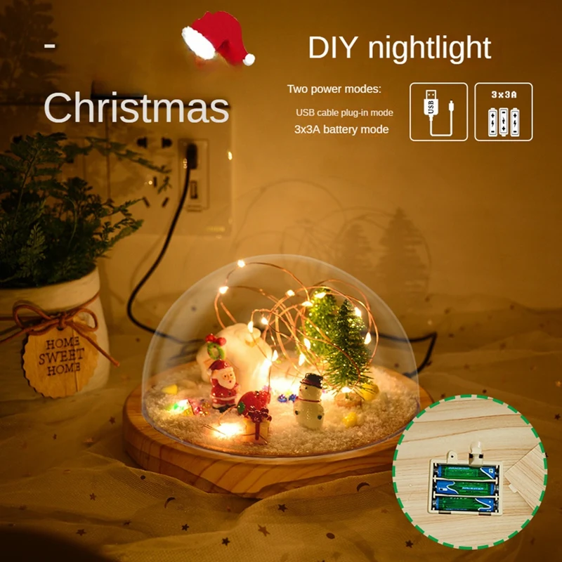 

DIY Night светильник DIY рождественские строительные подарки для девочек в возрасте 4-12 лет на день рождения и Рождество