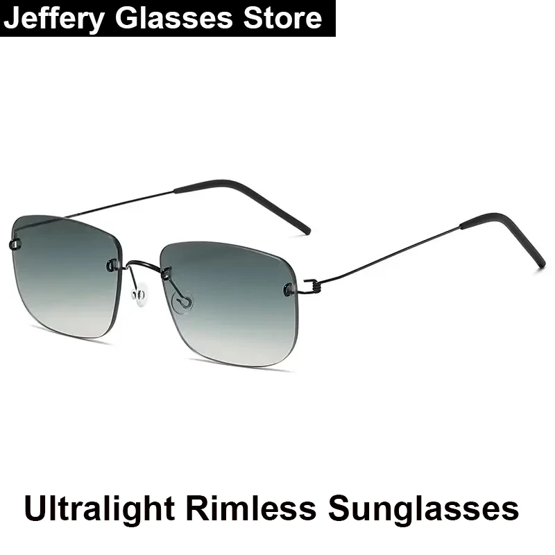 Denmark Ultralight Rimless Sunglasses Men Women Square Screwless Sun Glasses UV Radiation Protection Prescription Eyeglass 2366
Denmark Ultralight Rimless Sunglasses Men Women Square Screwless Sun Glasses UV Radiation Protection Prescription Eyeglass 2366
