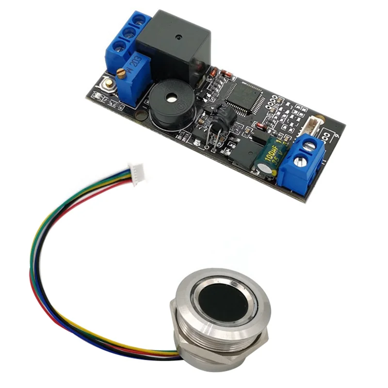 K202+R503 Fingerprint Controller Kit DC12V Low Power Consumption K202 Fingerprint Control Board +R503 Fingerprint Module
K202+R503 Fingerprint Controller Kit DC12V Low Power Consumption K202 Fingerprint Control Board +R503 Fingerprint Module