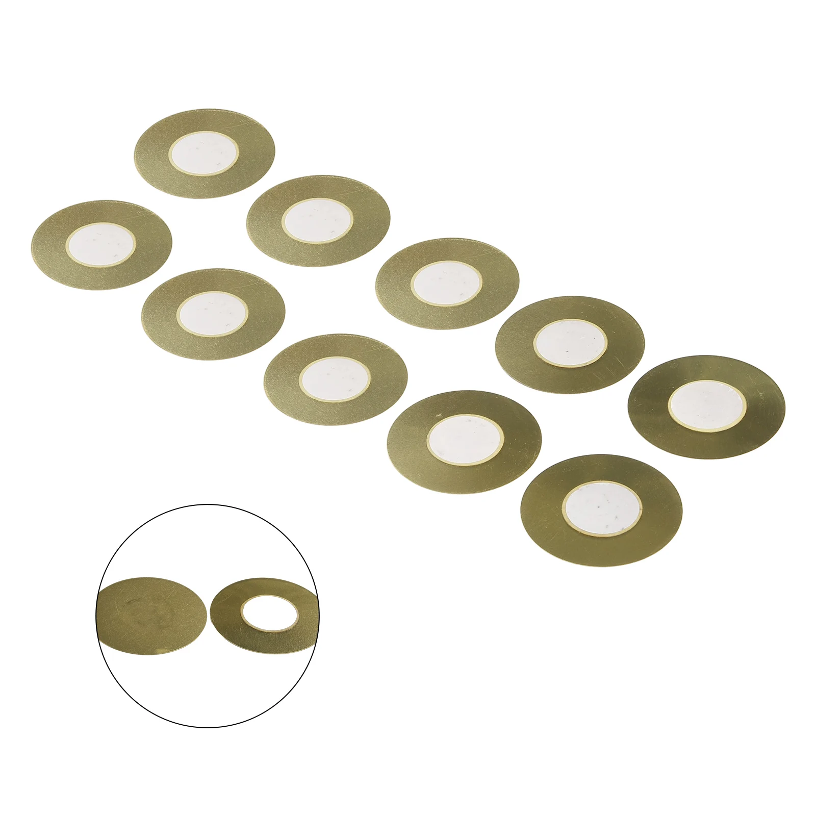 Piezo Discs Drum Clutch Pad 10 Pcs Piezo Discs Acoustic Pickup Buzzer Loudspeaker Dia 50mm DIY Drum Guitar 0.3mm 1 PCS Brand New
Piezo Discs Drum Clutch Pad 10 Pcs Piezo Discs Acoustic Pickup Buzzer Loudspeaker Dia 50mm DIY Drum Guitar 0.3mm 1 PCS Brand New
