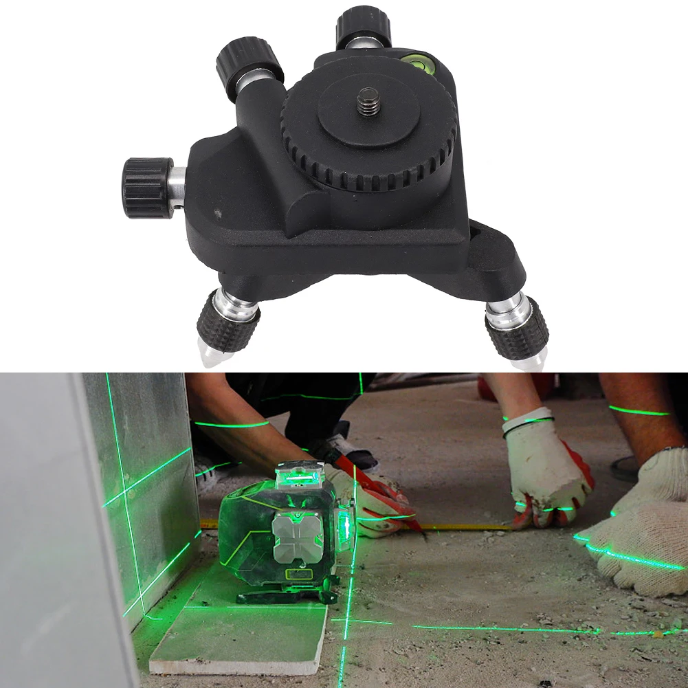 360 Degree Level Adapter Meter Bracket 12 Lines Self Leveling Line Holder Tool 130*109*94mm For Level Meter Compatible Tool
360 Degree Level Adapter Meter Bracket 12 Lines Self Leveling Line Holder Tool 130*109*94mm For Level Meter Compatible Tool