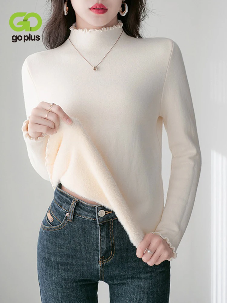 GOPLUS Turtleneck Jumper Woman Knitwear Winter 2023 Ladies Thick White Sweaters Kersttrui Dames Truien Sous Pull Femme C60498
GOPLUS Turtleneck Jumper Woman Knitwear Winter 2023 Ladies Thick White Sweaters Kersttrui Dames Truien Sous Pull Femme C60498