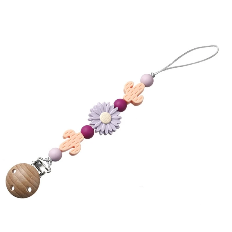 Pacifier Clip for Girl Babies Silicone Flower with Clip Chain Teething Toy Baby Newborn Shower Gift
Pacifier Clip for Girl Babies Silicone Flower with Clip Chain Teething Toy Baby Newborn Shower Gift