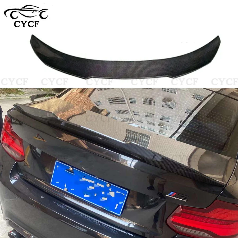 for BMW 2 Series M2 F87 F22 2013 - 2019 PSM Style Real Carbon Fiber Car Rear Trunk Spoiler Lip Wing Lip Extension
for BMW 2 Series M2 F87 F22 2013 - 2019 PSM Style Real Carbon Fiber Car Rear Trunk Spoiler Lip Wing Lip Extension