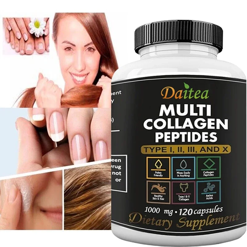 Hydrolyzed Collagen Capsules - Promotes vitality, healthy hair, beautiful skin and strong nail support
Hydrolyzed Collagen Capsules - Promotes vitality, healthy hair, beautiful skin and strong nail support