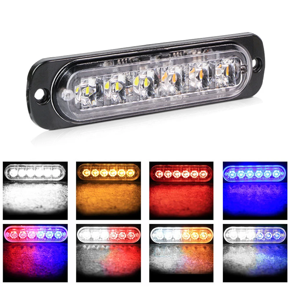 LED Car Warning Lamp Emergency Flashing Strobe 6LED Light Bar Bulbs Amber Motorcycle Trunk Sparkling Flashlight Auto Accessories
LED Car Warning Lamp Emergency Flashing Strobe 6LED Light Bar Bulbs Amber Motorcycle Trunk Sparkling Flashlight Auto Accessories