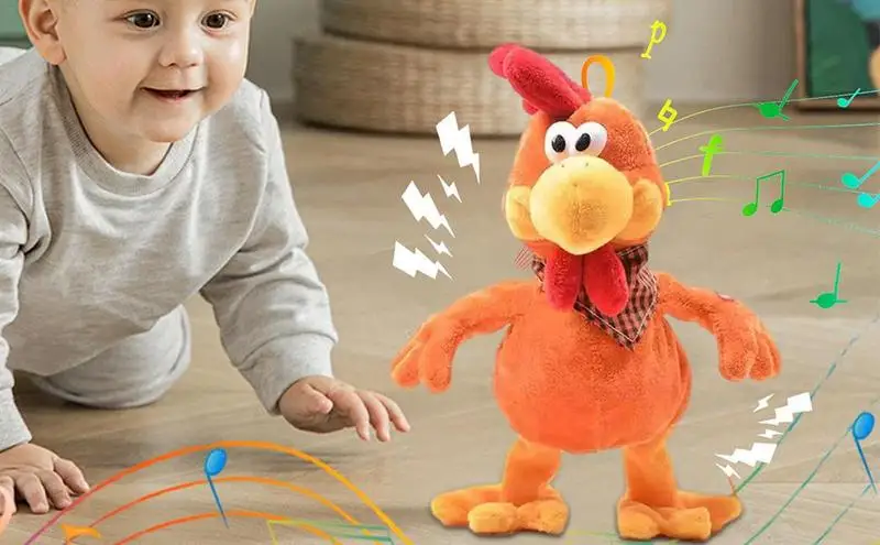 Talking Plush Electronic Stuffed Animal Plush Speaker Plush Toy Interactive Plush Walking Chicken Toy For Kids Boys Girls
Talking Plush Electronic Stuffed Animal Plush Speaker Plush Toy Interactive Plush Walking Chicken Toy For Kids Boys Girls