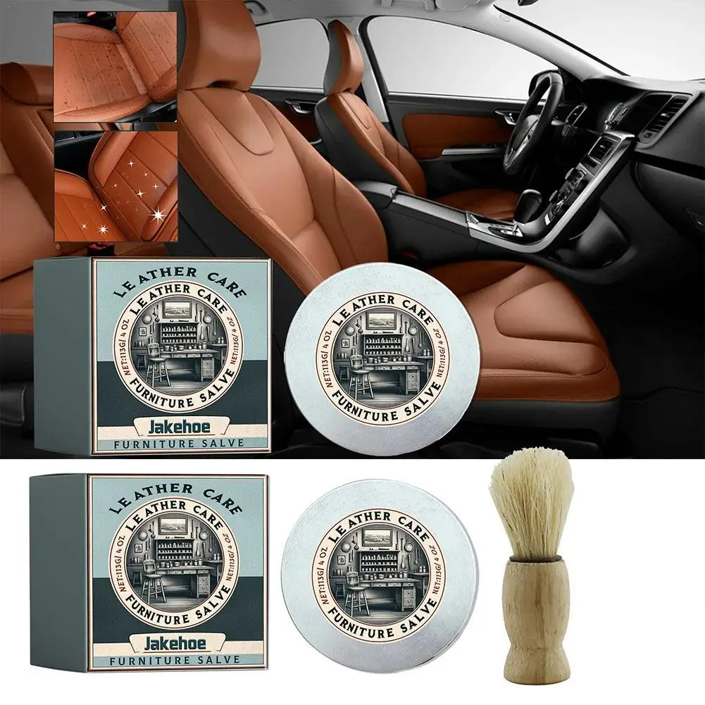 

1 Set Furniture Leather Care Cream Leather Scratch Repair Cleaning Anti-drying Cracking Maintenance Moisturizing Remove Stains