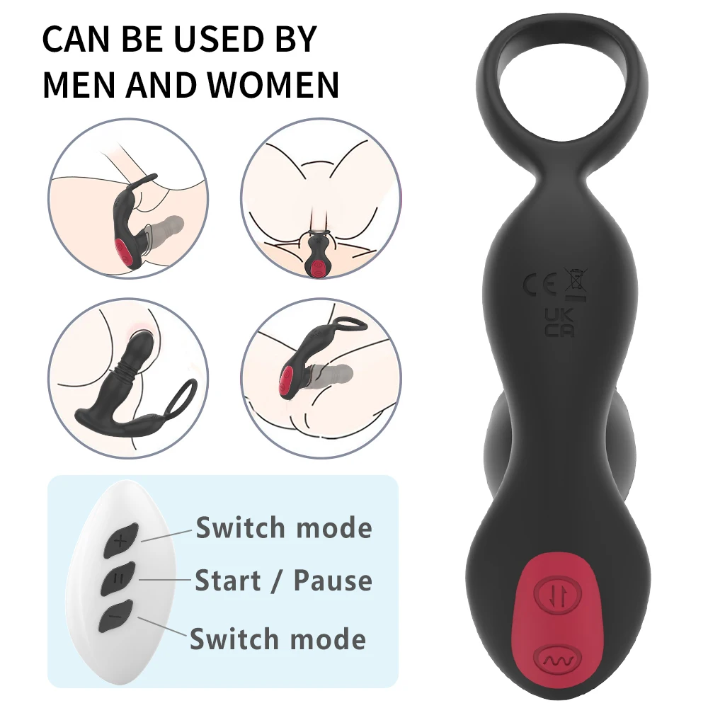 Телескопический Анальный Вибратор