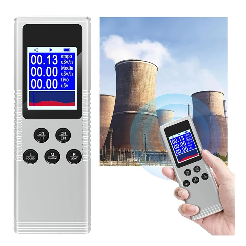 Plastic Geiger Counter For Nuclear Radiation, Portable Radiation Detector Radioactivity Radiation Detection Device
Plastic Geiger Counter For Nuclear Radiation, Portable Radiation Detector Radioactivity Radiation Detection Device
