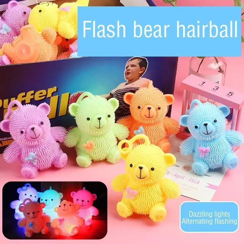 1pc Soft Elastic Luminous Toy Large Cute Bear Teddy Vent Ball Toy Squeeze Ball Led Relieve Color Bear Sensory Pressure Flas Q2m3
1pc Soft Elastic Luminous Toy Large Cute Bear Teddy Vent Ball Toy Squeeze Ball Led Relieve Color Bear Sensory Pressure Flas Q2m3